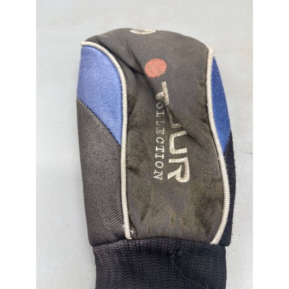 Golf club sock black blue white Tour Collection 3 length 8.75" top length READ - Picture 2 of 5